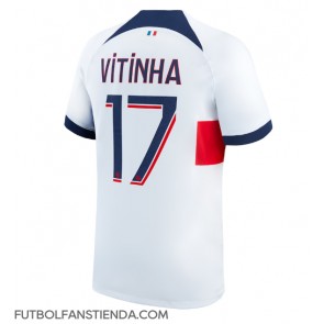 Paris Saint-Germain Vitinha Ferreira #17 Segunda Equipación 2023-24 Manga Corta